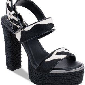 DKNY Yadira Ankle-Strap Slingback Platform Sandals